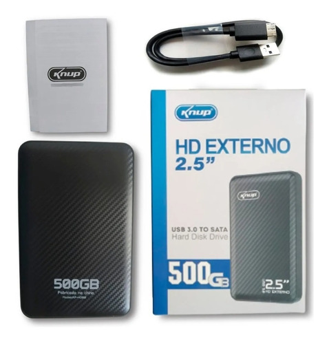 Hd Kp-hd810 Externo P/ Armazenamento 500gb Slim 2.5 Pol