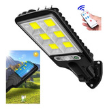 Luminária Solar Refletor 120w Led Com Sensor Automático