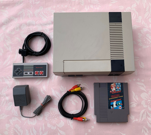 1985 Nes-001 Nintendo Nes Original Con Control Y Mario 1