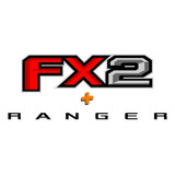 Calca Calcomanía Sticker Ford Ranger Fx2 2020 + Tapa Paquete