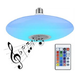 Ampolleta Ufo Bluetooth Rbg 48 W Control Remoto Parlante 