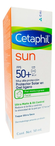Protector Solar Facial Cetaphil Sun Gel 50ml