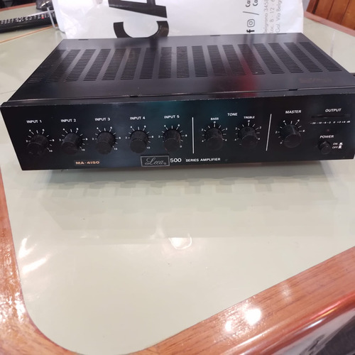 Amplificador Leea 120w  Microfonos Y Auxiliares