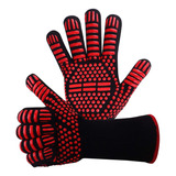 Guantes Para Horno O Barbacoa Resistentes Al Calor Color Negro N/a