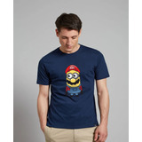 Remera Minion Mario Bross Algodon Premium Lite