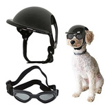 Casco Para Perros Y Gafas Para Perros Para Perros Pequeños 