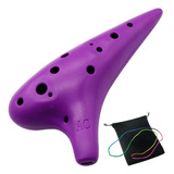 Aestivate Instrumento De Plstico Ocarina 12 Agujeros Alto C