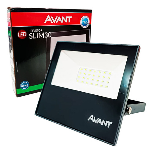 Refletor De Led Verde Slim 30 3000k Bivolt 30w