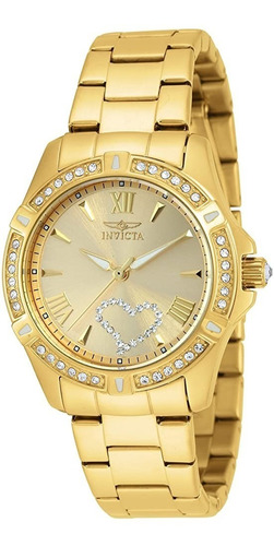 Invicta 21384 Angel - Acero Inoxidable Chapado En Oro De 18k