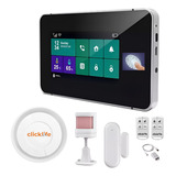 Alarma Casa Negocio Gsm 4g Wifi Huella Dactilar Touch App