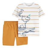 Carter´s Set 2 Piezas Remera Short Hipopotamo 1n664710