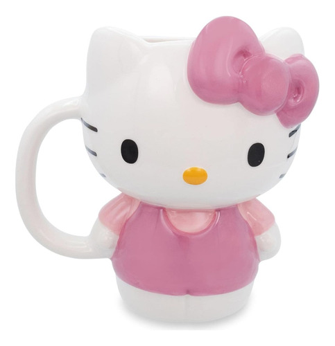 Hello Kitty Sanrio 3d Sculpted Ceramic Mug Taza