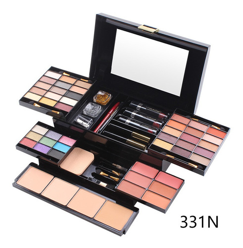 Kit De Maquillaje En Caja De Sombras De - g a $4534