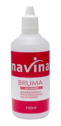 Bruma Acelerador Para Extensão Cílios Lash Navina 100ml 