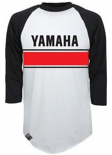 Fábrica Effex 17-87236 'yamaha' Camiseta Béisbol Del Raglán 