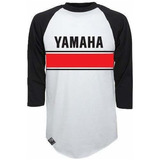 Fábrica Effex 17-87236 'yamaha' Camiseta Béisbol Del Raglán 