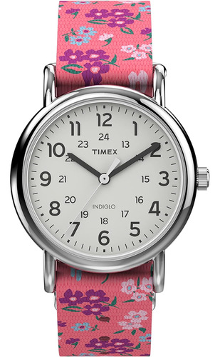 Reloj Timex, Para Mujer, Rosa Floral, 31 Mm
