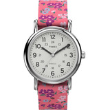 Reloj Timex, Para Mujer, Rosa Floral, 31 Mm