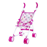 Coche Para Muñecas Bebés Juguete Metal C0-6617