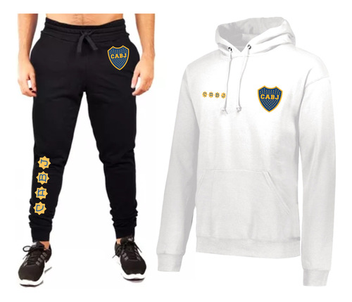 Conjunto Buzo + Pantalón Jogging - Boca Juniors - Cabj