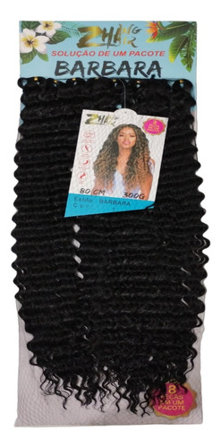 Cabelo Orgânico Cacheado Barbara Crochet Braid Premium 80cm.