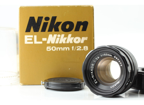 Lente Nikon 50mm F2.8 El-nikkor Para Ampliação Impecável