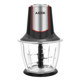 Procesador De Alimentos Eléctrico Aicok 1.2 Litros - Pa8103 Color Negro