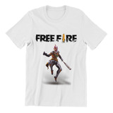 Polera Unisex Freefire Personaje Videojuego Estampado Algodo