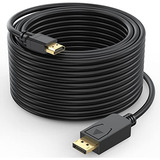 Cable 4k Displayport A Hdmi De 15metros 