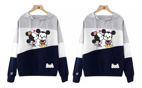 Buzos Para Pareja  Sudaderas Sacos Busos Mickey Y Minnie