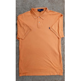 Playera Polo Ralph Lauren Talla Xl Color Naranja De Hombre 