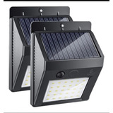 Lámpara Solar Exterior Sensor Luz 20 Led