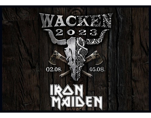Iron Maiden Dvd Wacken Chronicles 2008 - 2023 (2 Dvds)