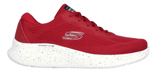 Tenis Skechers Deportivo Memory Rojo Comodo 232596