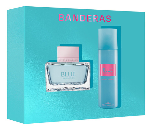 Perfume Mujer Banderas Blue Seduction Edt 80ml + Deo Set 2