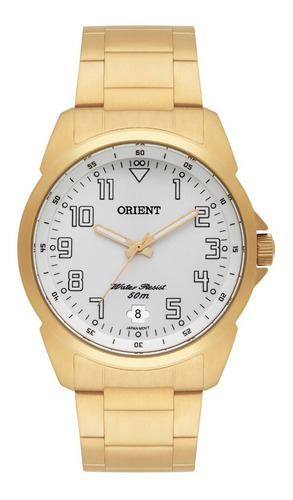 Relógio Orient Masculino Mgss1103a S2kx Dourado Analógico