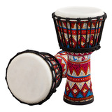 Tambor Africano African 8 Con Tambor Colorido Inch Djembe