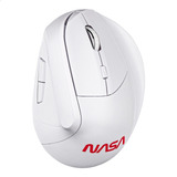 Mouse Inalámbrico Recargable Edición Nasa 1600 Dpi 6 Botones