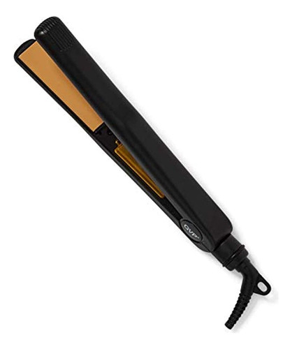 Genérico Value Products Black Ceramic Flat Iron 1 Pulgada