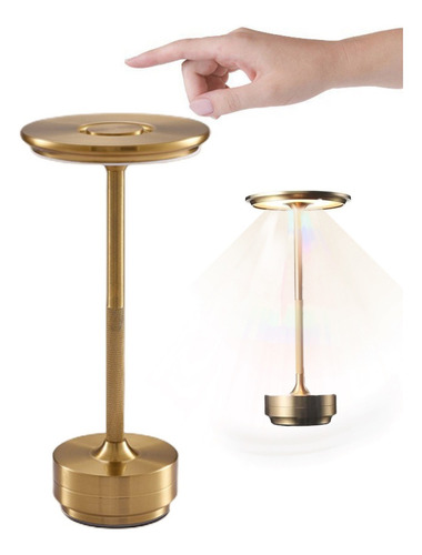 Lámpara De Mesa Nórdica Lámpara De Mesa Led Táctil Barho, W