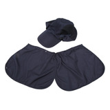 Sombrero De Protección Solar Color Cian, Resistente Al Vient