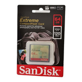 Tarjeta Memoria Camara Sandisk Extreme Compactflash 64gb