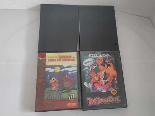 Lote 4 Caixas Locadora Video Game Mega Drive Master System 