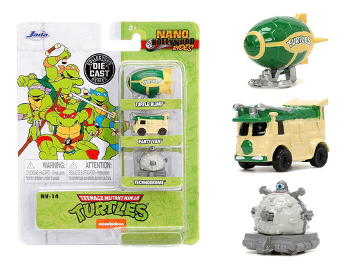 Jada Teenage Mutant Ninja Turtles 3 Tortugas Ninja Nano