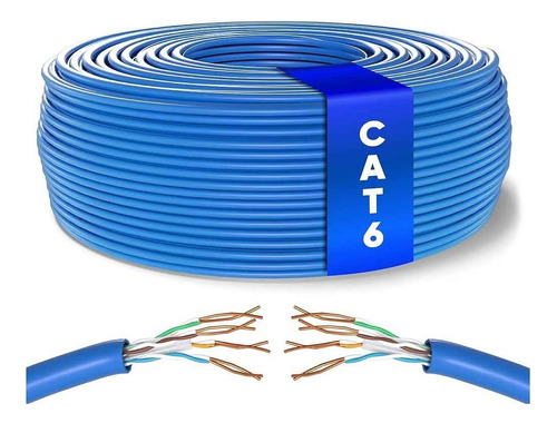 Cable De Red Utp Cat6 Amp Commscope 100% Cobre X 100 Metros