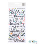 155 Stickers Estampas 3d Navidad Scrapbook Agenda Puffy