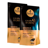 Kit Refil Sache Cavalo Forte Haskel Shampoo E Máscara