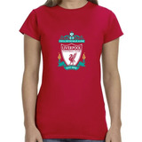 Playera Para Dama Liverpool Logo 