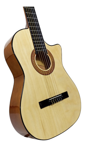 Española M09 C Guitarra Acústica Clásica Natural Con Resaque