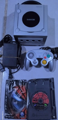 Consola Gamecube Color Plata, Con Juego De Spiderman